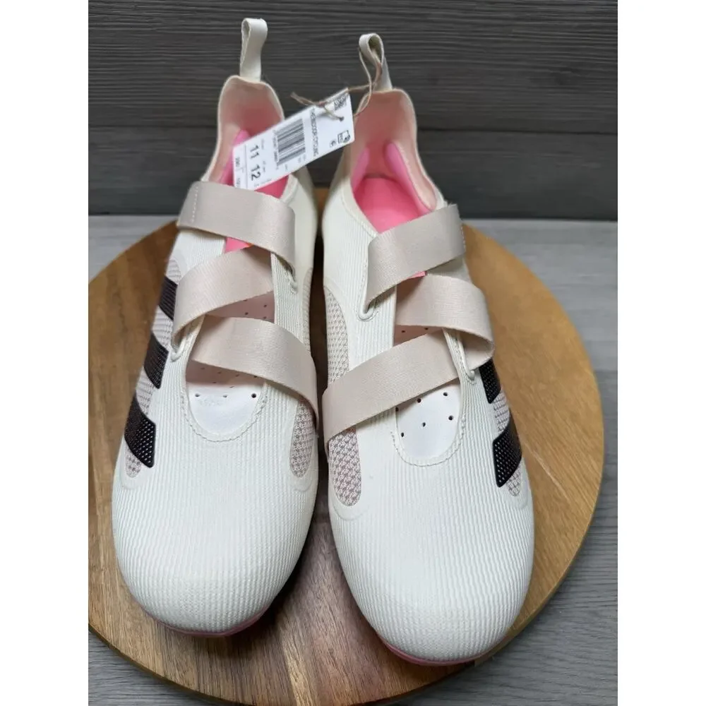 Adidas The Indoor Cycling Shoe GX1669 Men's 11 Women's 12 White Pink